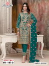 R 1197 Nx By Ramsha Georgette Embroidery Readymade Suits Orders In India